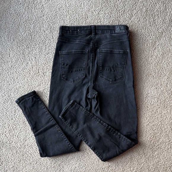 American Eagle Next Level Stretch Black Jegging Jeans Size 8 - Picture 6 of 6